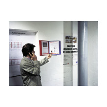DURABLE SHERPA® WALL 10 Wand-Sichttafelsystem DIN A4 DURABLE SHERPA® WALL 10 Wand-Sichttafelsystem DIN A4