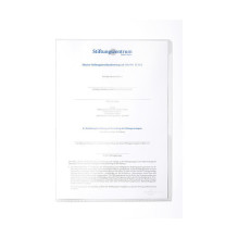 DURABLE A4 portrait clear document sleeve, 0.15mm, 50 pieces