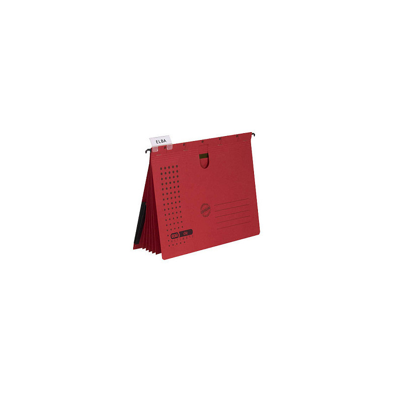 ELBA chic Ultimate Personal Stapler, Commercial Stapling, DIN A4, Red