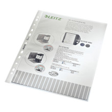 LEITZ Prospekthüllen 4704 DIN A4 skaidrus genarbt 0,10 mm - 100 Stück LEITZ Prospekthüllen 4704 DIN A4 skaidrus genarbt 0,10 mm - 100 Stück