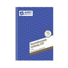 AVERY Zweckform Grynųjų pinigų likučio ataskaita 318 AVERY Zweckform Grynųjų pinigų likučio ataskaita 318