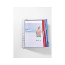 DURABLE Display board wall holder grey for 10 boards A4 73x322 mm DURABLE Display board wall holder grey for 10 boards A4 73x322 mm