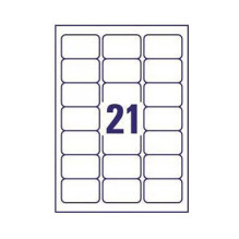 AVERY Zweckform Adresų etiketės J8160-25 baltos 63,5 x 38,1 mm - 525 vnt. AVERY Zweckform Adresų etiketės J8160-25 baltos 63,5 x 38,1 mm - 525 vnt.