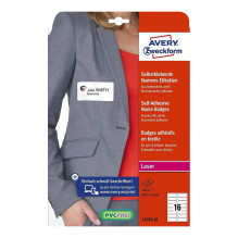 AVERY Zweckform Vardų etiketė L4783-20 Weiß 88,9 x 31,0 mm
