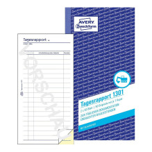 AVERY Zweckform Tagesrapport Formularbuch 1301 – 2 x 50 Blatt AVERY Zweckform Tagesrapport Formularbuch 1301 – 2 x 50 Blatt
