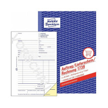 AVERY Zweckform Užsakymų / Važtaraščių / Sąskaitų faktūrų formų knyga 1739 - 2 x 40 lapų AVERY Zweckform Užsakymų / Važtaraščių / Sąskaitų faktūrų formų knyga 1739 - 2 x 40 lapų