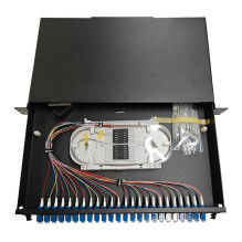LANVIEW Fibre Patch Panel 19inch 1U with 24 X LC Duplex LANVIEW Fibre Patch Panel 19inch 1U with 24 X LC Duplex