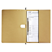 LEITZ Alpha hanging file folder, commercial binding, DIN A4, natural brown LEITZ Alpha hanging file folder, commercial binding, DIN A4, natural brown