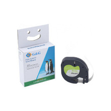 G&G Schriftband 12mm x 4m sw-ws komp. m. Dymo S0721660 / 91221 G&G Schriftband 12mm x 4m sw-ws komp. m. Dymo S0721660 / 91221