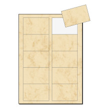 SIGEL Visitenkarten 225 g / m² satiniert marmor-beige SIGEL Visitenkarten 225 g / m² satiniert marmor-beige