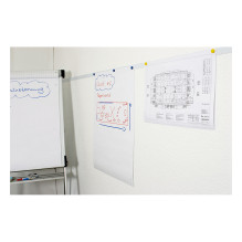 Self-adhesive magnetic tape 3.5 x 2500.0 cm white