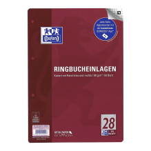 OXFORD Ring binder insert...
