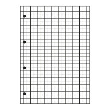 OXFORD Ring binder insert A4 squared, 50 sheets OXFORD Ring binder insert A4 squared, 50 sheets