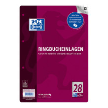 OXFORD Ring binder insert A4 squared, 50 sheets OXFORD Ring binder insert A4 squared, 50 sheets