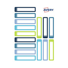 AVERY Zweckform rašiklio etiketės mėlynos, žalios 50x10 AVERY Zweckform rašiklio etiketės mėlynos, žalios 50x10