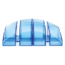 HAN SCALA Stiftehalter 12,5 x 12,5 x 10,0 cm mėlynai permatomas HAN SCALA Stiftehalter 12,5 x 12,5 x 10,0 cm mėlynai permatomas