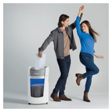 IQ OptiMax P-5 paper shredder / 2x15 / 10 sheets / 35l / micro-cut