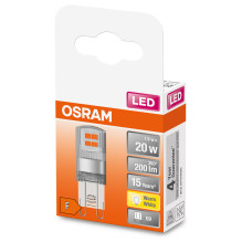 Osram LED -Lemtuvas STAR PIN 20 1,9 W šiltas