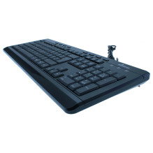 MediaRange Tastatur Multimedia Keyboard black 8 Sondertasten
