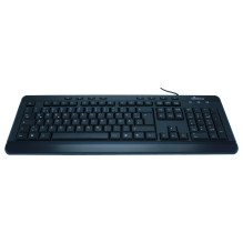 MediaRange Tastatur Multimedia Keyboard black 8 Sondertasten