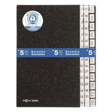 PAGNA Desk Organizer Classic 44 Compartments 1-31 / 1-12 / Jan-Dec Black PAGNA Desk Organizer Classic 44 Compartments 1-31 / 1-12 / Jan-Dec Black