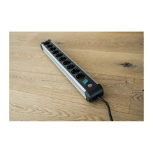 Brennenstuhl Premium-ALU-Line maitinimo juostelė 10fach 3m