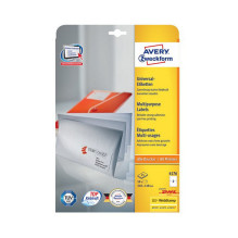 AVERY Zweckform Etiketten 6176 weiß 210,0 x 148,0 mm AVERY Zweckform Etiketten 6176 weiß 210,0 x 148,0 mm