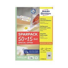 AVERY Zweckform Etiketten 35,6 x 16,9 mm, weiß AVERY Zweckform Etiketten 35,6 x 16,9 mm, weiß
