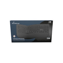 MediaRange ergonomische Multimedia Funk-Tastatur,QWERTZ, sw