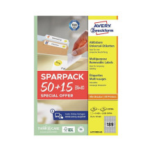 AVERY Zweckform Etiketten 25,4 x 10,0 mm, weiß AVERY Zweckform Etiketten 25,4 x 10,0 mm, weiß
