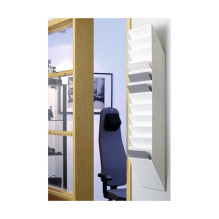 FLEXIBOXX Wandprospekthalter DIN A4 12-Fach weiß FLEXIBOXX Wandprospekthalter DIN A4 12-Fach weiß
