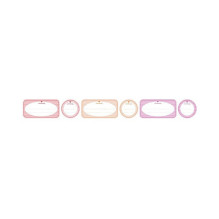 AVERY Zweckform Aufkleber 56820 Naminis 75,0 x 38,0 mm, 50 Etiketten