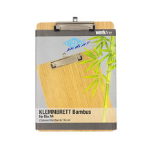 WEDO Klemmbrett A4 Bambus braun WEDO Klemmbrett A4 Bambus braun