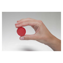MAUL Industriemagnet rund 29mm 10 Stück rot