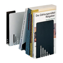 Bookends 8.5 x 14.0 x 14.0 cm white Bookends 8.5 x 14.0 x 14.0 cm white