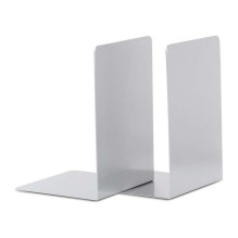 Silver bookends 12.0 x 12.0 x 17.5 cm - 2 pieces