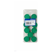 MAUL Industriemagnet rund 29mm 10 Stück grün
