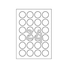 AVERY Zweckform etiketės L3415-100 baltos 40,0 x 40,0 mm AVERY Zweckform etiketės L3415-100 baltos 40,0 x 40,0 mm