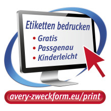 AVERY Zweckform Etiketten 6122 weiß 70,0 x 36,0 mm