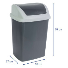 MAUL MAULswing šiukšliadėžė 24l Plastikinis atverčiamas dangtis