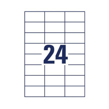 AVERY Zweckform Etiketten 6605 weiß 70,0 x 37,0 mm AVERY Zweckform Etiketten 6605 weiß 70,0 x 37,0 mm