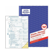 AVERY Zweckform atostogų nebuvimo pranešimo formos knyga 1753, 1 vnt.