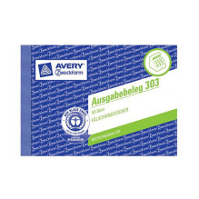 AVERY Zweckform Išdavimo kvitų blankų knyga 303, 1 vnt. AVERY Zweckform Išdavimo kvitų blankų knyga 303, 1 vnt.