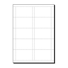 SIGEL Vizitinės kortelės 200 g / m² atlasinės baltos spalvos SIGEL Vizitinės kortelės 200 g / m² atlasinės baltos spalvos