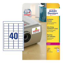AVERY Zweckform Foil Adhesive Labels 45.7 x 25.4 mm