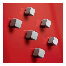 SIGEL Magnetas 1,0 x 1,0 x 1,0 sidabro SIGEL Magnetas 1,0 x 1,0 x 1,0 sidabro