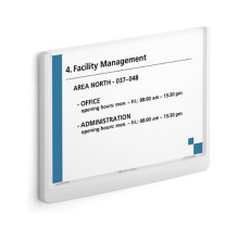 Door sign 21.0 x 14.85 cm white Door sign 21.0 x 14.85 cm white
