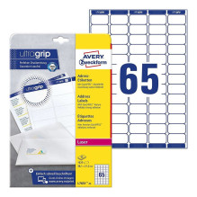 AVERY Zweckform Adressetiketten L7651-25 weiß 38,1 x 21,2 mm AVERY Zweckform Adressetiketten L7651-25 weiß 38,1 x 21,2 mm