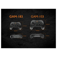 Deltaco Gaming Mini valdiklis belaidis jungiklis / kompiuteris / mobilusis telefonas Deltaco Gaming Mini valdiklis belaidis jungiklis / kompiuteris / mobilusis telefonas