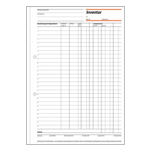 SIGEL Inventurbuch DIN A4 1x 50 Seiten